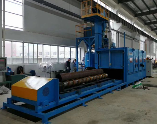 保定喷砂机在管道除锈中的现场施工应用